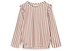 Liewood tuscany rose/creme de la creme stribet badebluse Tenley UPF40+